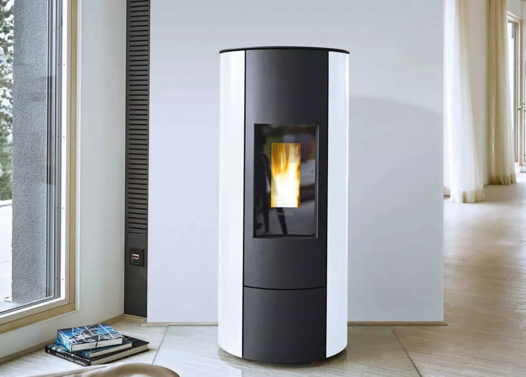 Poêle à granulés Crazy Blanc