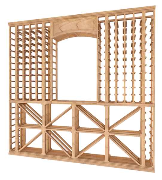 Meubles de rangement en bois pour cave à vin
